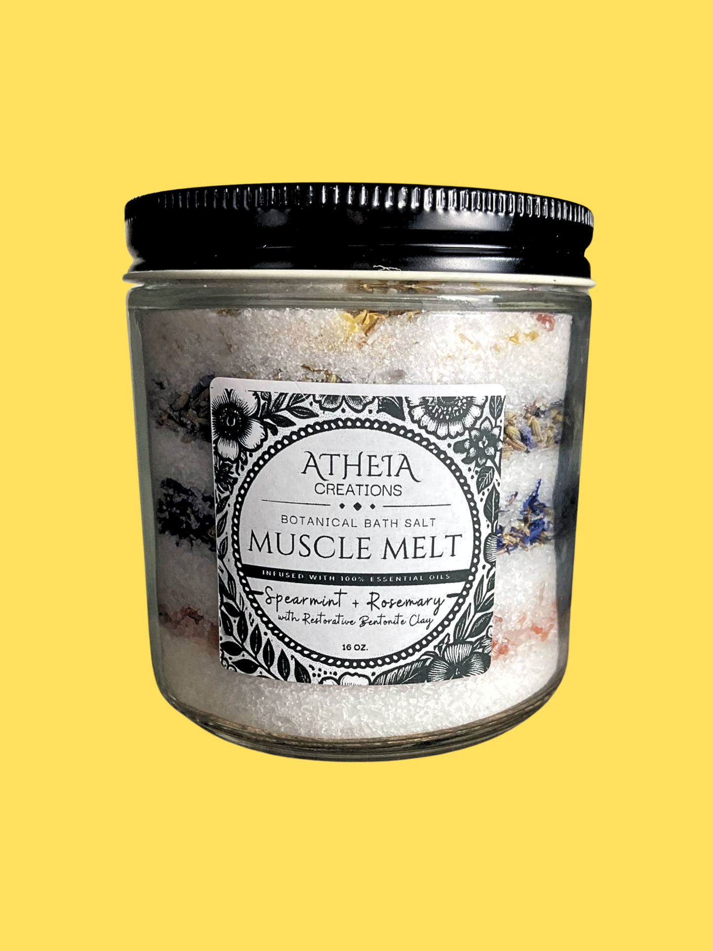 Muscle Relief Botanical Bath Salt 16oz