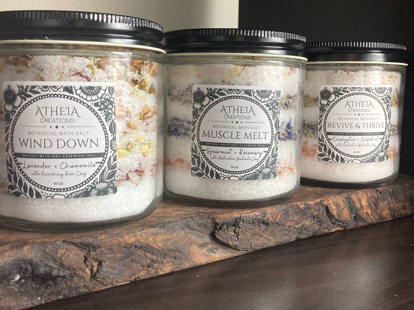 Wind Down Botanical Bath Salt 16oz