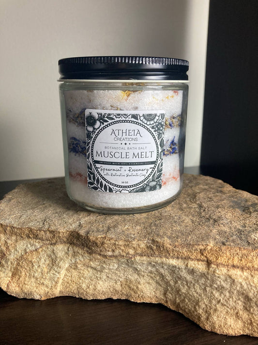Muscle Relief Botanical Bath Salt 16oz